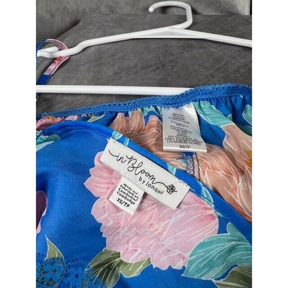 NWT In Bloom by Jonquil Brief Encounter Floral Pajamas Lace Trim Size XS - Picture 6 of 7